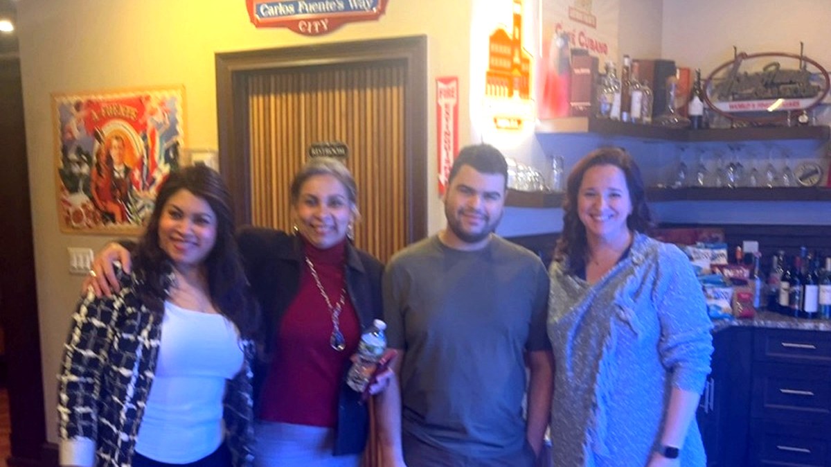 Group of guests at the Fuego Fashion bourbon tasting event